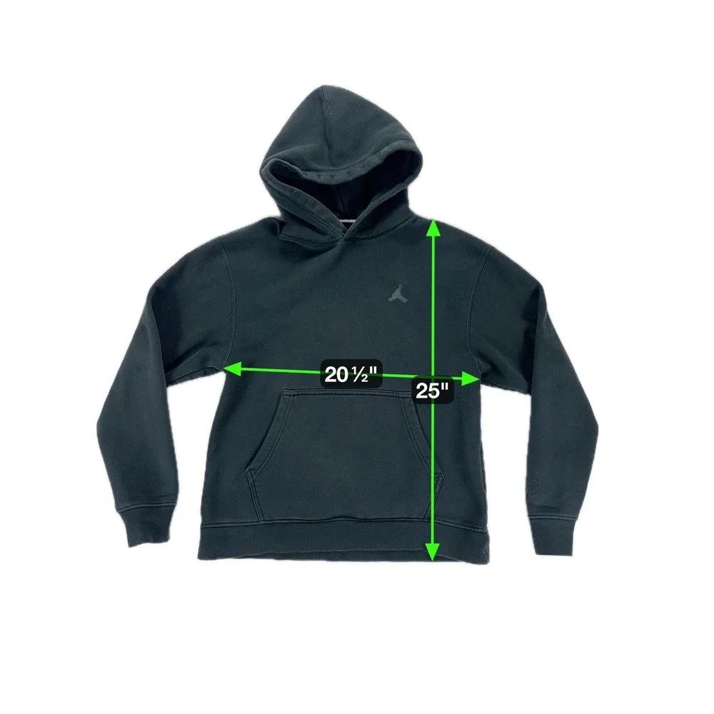 Jordan Hoodie Black‎ Pullover Fleece Small Jumpman Logo Streetwear Mens M